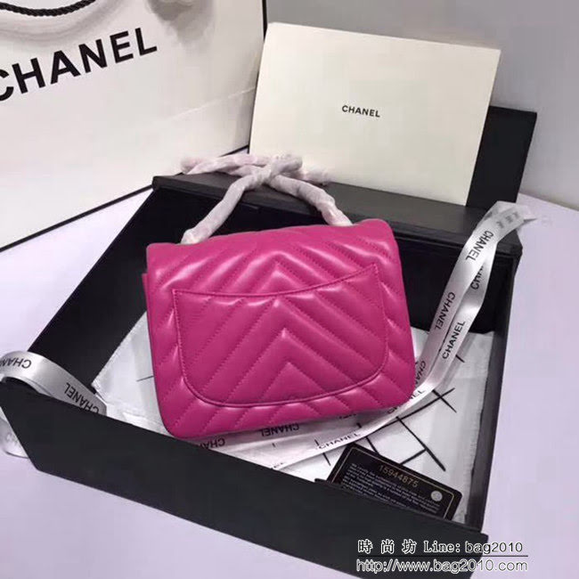 香奈兒CHANEL 升級版V線1115進口小羊皮全新經典單肩斜挎鏈條包 DSC1514